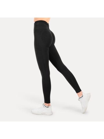 SMILODOX Leggings Lesedi Seamless Scrunch in Schwarz