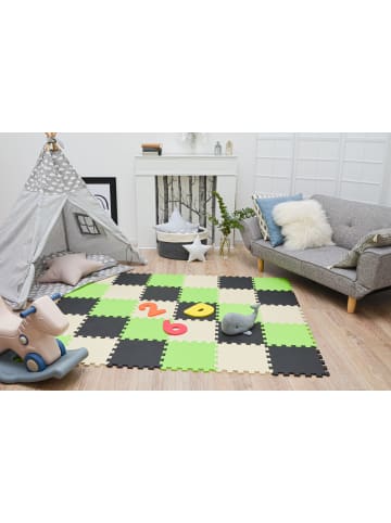 LittleTom Baby Spielmatte Leni 27-tlg. im 3 Farben Mix