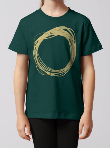 wat? Apparel T-Shirt Kreis in Dunkelgrün