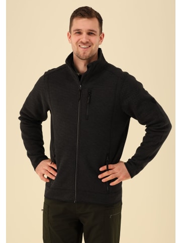 Tom Collins Fleecejacke Nokoio in anthrazit