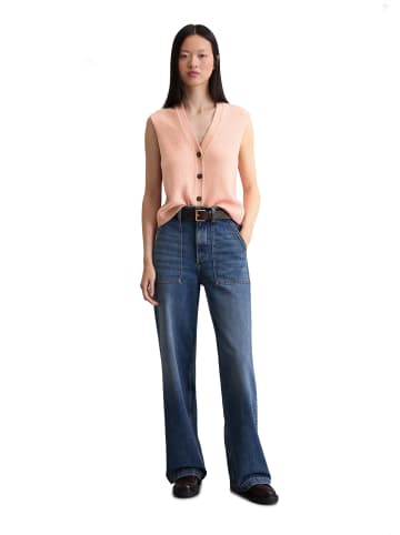 Marc O'Polo Ärmellose Strickweste relaxed in Pastel Rose