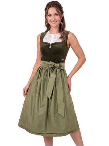 MarJo Midi Dirndl ANSFELDEN in tanne