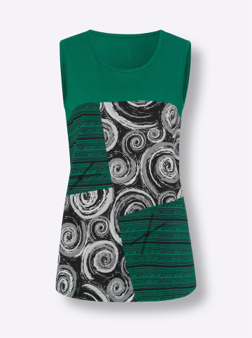 Sieh an! Shirttop in grün