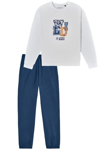 Schiesser Pyjama Nightwear in Weiß