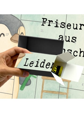 Mr. & Mrs. Panda Adventskalender Friseurin Leidenschaft Design m... in Weiß