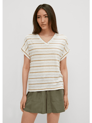 Comma CI T-Shirt kurzarm in Beige