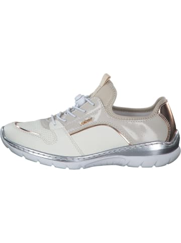 rieker Schnürschuhe in offwhite/kupfer/offwhite/perlc