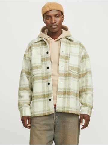 Jack & Jones Overshirt in Antique White