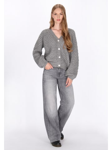 DreiMaster Vintage Cardigan in grey melange
