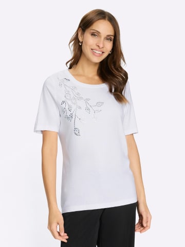 WITT WEIDEN Rundhals-Shirt in weiß