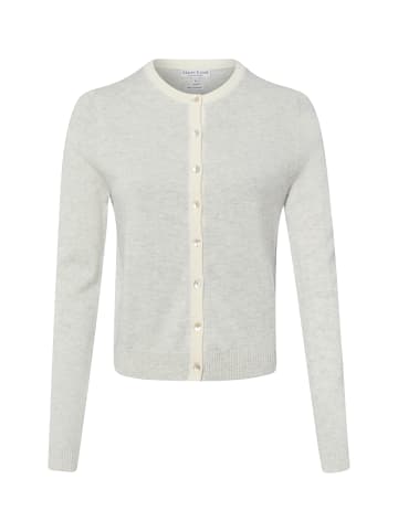 Marie Lund Strickjacke in hellgrau - 0001