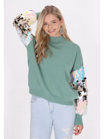 IZIA Damen Pullover in Aqua