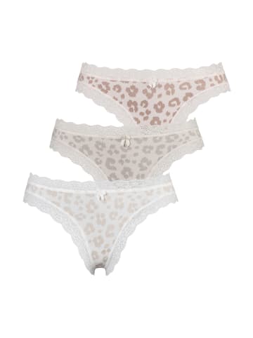 LASCANA String in rosé-bedruckt, beige-bedruckt, weiß-bedruckt