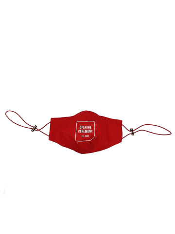 Rot Baumwolle Gesichtsmaske