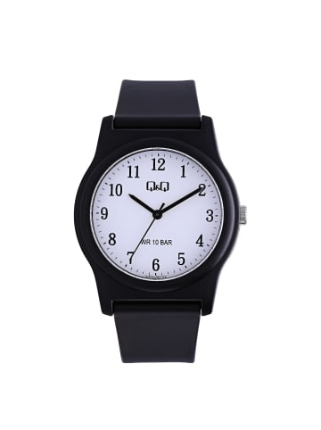 Q&Q by Citizen Kunststoff Quarzuhr Q & Q Schwarz