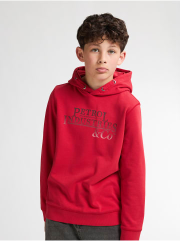 Petrol Industries Artwork Hoodie Wenatchee in Rot