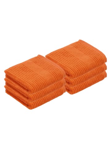 Vossen 6er Pack Gästetuch in electric orange