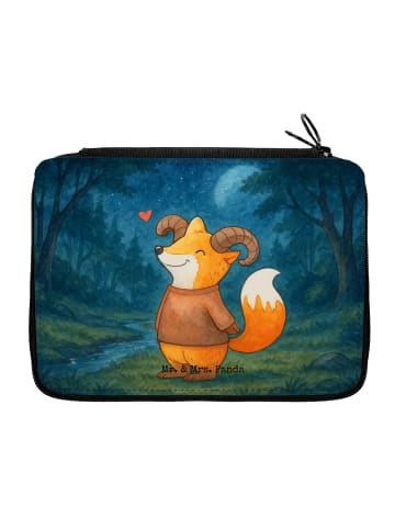 Mr. & Mrs. Panda Stiftetasche Widder Astologie Design ohne Spruch in Weiß