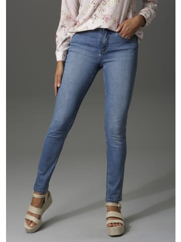 Aniston CASUAL Slim-fit-Jeans in blau