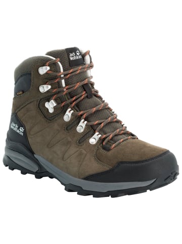 Jack Wolfskin Wanderschuh Refugio Texapore Mid in Braun