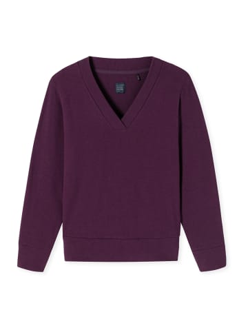 Schiesser Sweatshirt Mix & Relax in pflaume