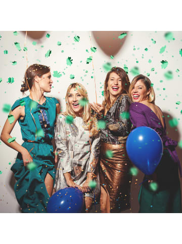 relaxdays 5x Partypopper in Grün