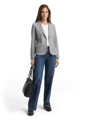 Tom Tailor Blazer in medium silver grey melange