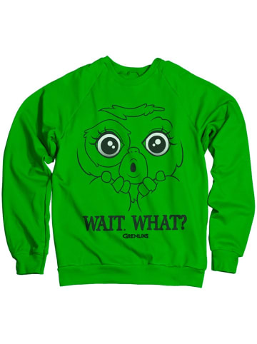 Gremlins Pullover "Wait. What? Sweatshirt" in Grün