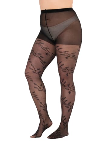 Ulla Popken Strumpfhose in schwarz