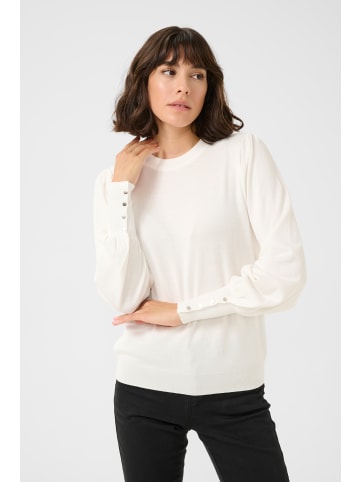Kaffe Strickpullover KAlizza Regular fit in Chalk