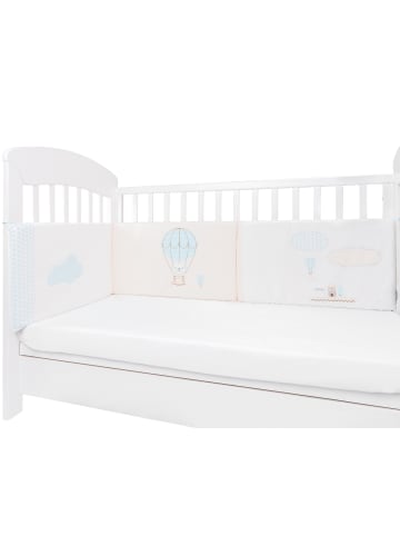 Kikkaboo Babybett Nestchen 120 x 60 cm in blau