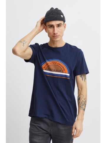 BLEND T-Shirt BHTee - 20715022  T-Shirt mit Logoprint in Blau