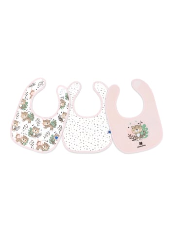 Kikkaboo Babylatz Savanna 3-tlg Set in rosa