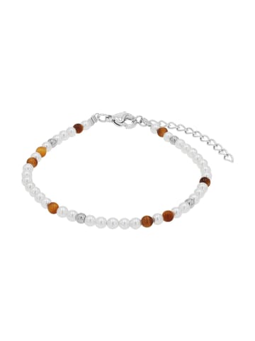 Amor Armband Edelstahl, IP silber in Silber