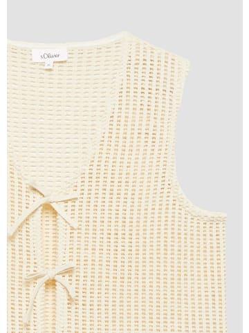 s.Oliver Indoor-Weste in 8000_helles beige