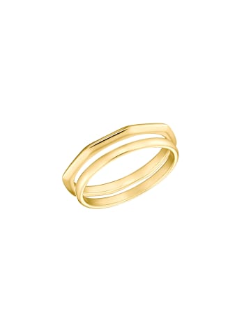 S. Oliver Jewel Ring Silber 925, vergoldet in Gold