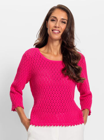 Heine 3/4 Arm-Pullover in pink