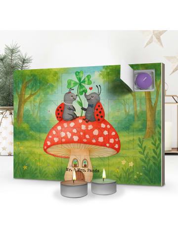 Mr. & Mrs. Panda Duftkerzen Adventskalender Marienkäfer Fliegenp... in Weiß