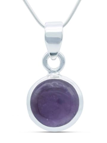 mantraroma 925er Silber - Ketten (L) 14 x (B) 26 mm mit Amethyst