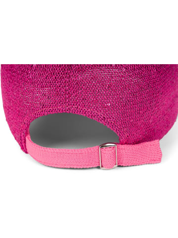 styleBREAKER Baseball Cap mit Pailletten in Magenta