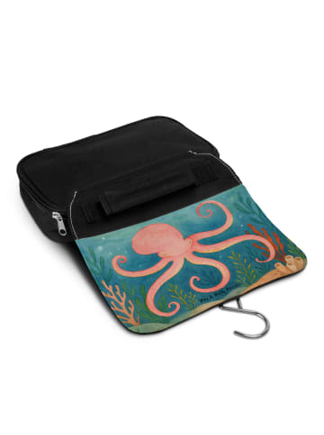 Mr. & Mrs. Panda beauty case Tintenfisch Design ohne Spruch in Weiß