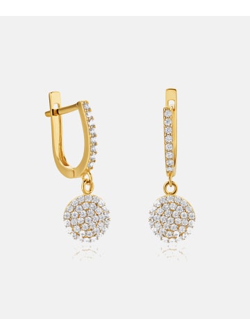 Diamant L'éternel Ohrringe aus 375 Gelbgold