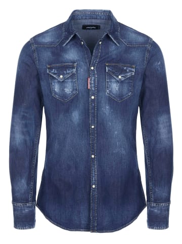 Dsquared² Hemd für Herren in blau