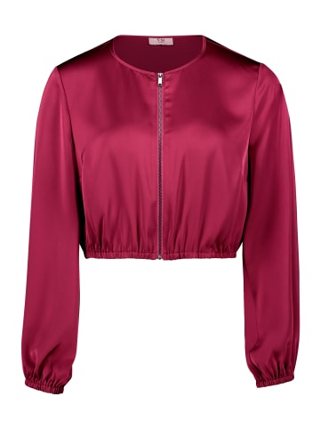 Vera Mont Blouson mit Reißverschluss in Dark Fuchsia
