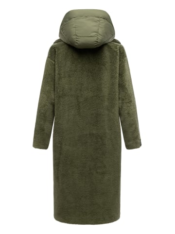 Navahoo Wintermantel Teddyzauber 14 in Olive Leaf
