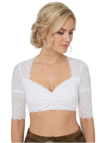 MarJo Dirndlbluse WOLLBACH in weiß