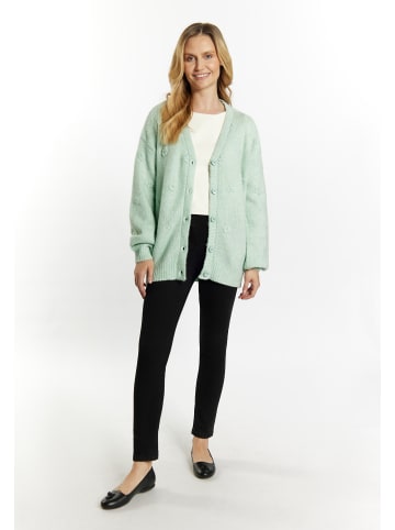 Albee Women Strickcardigan in Mintgrün Melange