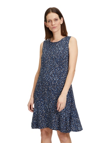 BETTY & CO Casual-Kleid mit Print in Dunkelblau/Blau