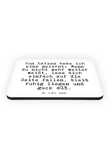 Mr. & Mrs. Panda Magnet Von Katzen habe ich... mit Spruch in Weiß