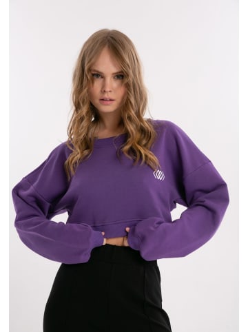 ET NOS Sweatshirt in Lila